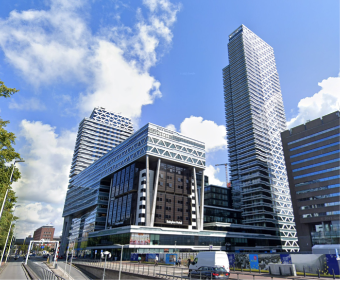New Babylon, window and façade maintenance by J. Versseput